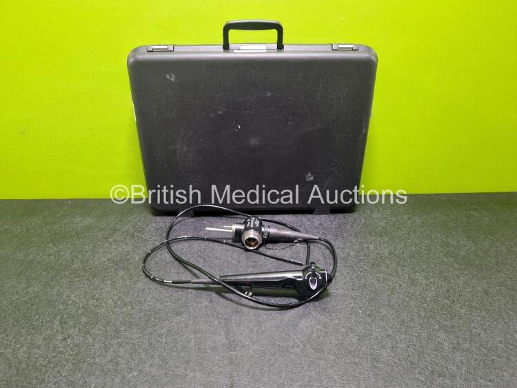 Olympus BF-IT260 Video Bronchoscope in Case - Engineer's Report : Optical System - No Fault Found, Angulation - No Fault Found, Insertion Tube - No Fault Found , Light Transmission - No Fault Found, Channels - No Fault Found, Leak Check - No Fault Found *