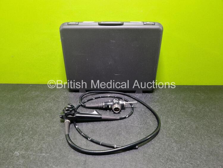 Olympus GIF-H260Z Video Gastroscope in Case - Engineer's Report : Optical System - No Fault Found, Angulation - No Fault Found, Insertion Tube - No Fault Found , Light Transmission - No Fault Found, Channels - No Fault Found, Leak Check - No Fault Found *