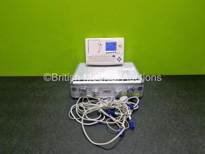 Seca CT8000i ECG Machine(Powers Up) with 10 Lead ECG Lead in Carry Case *IR154*