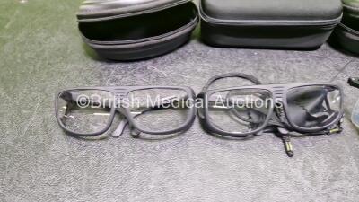 4 x Laser Safety Glasses Including Litechnica and Laservision (Damaged Frame - See Photo) - 2