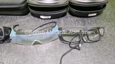 4 x Laser Safety Glasses Including Litechnica and Laservision (Damaged Frame - See Photo) - 3