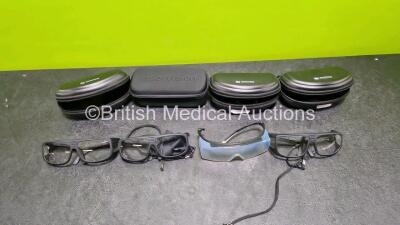 4 x Laser Safety Glasses Including Litechnica and Laservision (Damaged Frame - See Photo) - 5