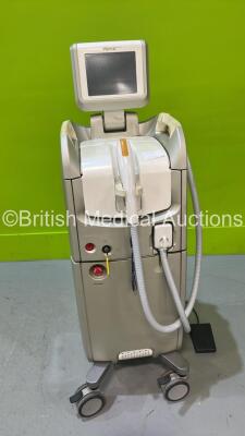 Alma Harmony XL Dermatology Laser with Handpiece, Footswitch and Key (Powers Up with 3-Phase Power Supply - Damage to 1 x Wheel - See Photo)