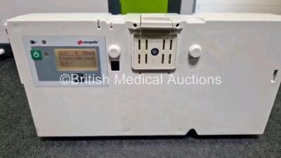 GS Corpuls3 Slim Defibrillator Ref : 04301 (Powers Up) with Corpuls Patient Box Ref : 04200 (Powers Up) with Pacer, Oximetry, ECG-D, ECG-M, CO2, CPR, NIBP and Printer Options with 4 and 6 Lead ECG Leads, CO2 Cable, CPR Sensor, Hose, SpO2 Cable, TG-121T Ca - 8