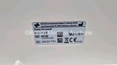 GS Corpuls3 Slim Defibrillator Ref : 04301 (Powers Up) with Corpuls Patient Box Ref : 04200 (Powers Up) with Pacer, Oximetry, ECG-D, ECG-M, CO2, CPR, NIBP and Printer Options with 4 and 6 Lead ECG Leads, CO2 Cable, CPR Sensor, Hose, SpO2 Cable, TG-121T Ca - 10