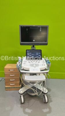 Siemens Acuson S2000 Flat Screen Ultrasound Scanner Model 10041461 *S/N (21) 217681* **Mfd 06/2018** Software Version 500.1.114 with 5 x Transducers / Probes (18L6 HD *Mfd 2018* / 9L4 *Mfd 2018* / 6C1 HD *Mfd 2018* / MC9-4 *Mfd 2017* and 8C3 HD *Mfd 2018*