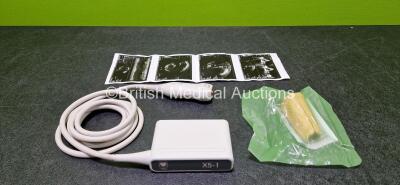 Philips X5-1 Ultrasound Transducer / Probe (Mark on Head - See Photo) *See Photo for Scan Picture*