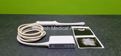 Philips C10-3v Ultrasound Transducer / Probe *See Photo For Scan Picture*