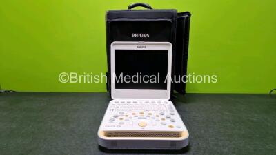 Philips CX50 Diagnostic Ultrasound System *Mfd 2013* in Carry Case (No Power and Cracked Casing - See Photo) *IR105*