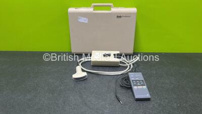 Kretz Technik S-ACA4-7 Ultrasound Transducer / Probe with Sony RM-5100 Remote Control in Case (Untested)