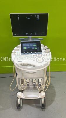 GE Voluson E8 Flat Screen Ultrasound Scanner *S/N E42507* **Mfd 03/2019** BT 19 Software Version EC340 (19.0.4.4063) with 3 x Transducers / Probes (IC5-9-D Ref 5492351 *Mfd 02/2018* / C2-9-D Ref 5405253 *Mfd 01/2019* and C1-6-D Ref 5418916 *Mfd 12/2018*) 