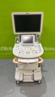 Philips iU22 Flat Screen Ultrasound Scanner *S/N 034L1C* **Mfd 03/2009** Software Version 5.2.2.44 with 3 x Transducers / Probes (C8-5 / L12-5 and L17-5) (Powers Up - Main Monitor Faulty - Donor Monitor Used for Pictures - Donor Monitor Not Included)