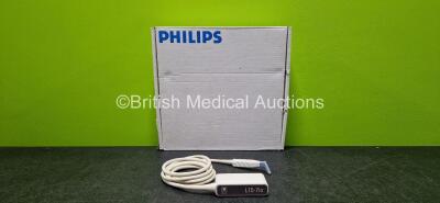 Philips L15-7io Ultrasound Transducer / Probe in Box (Untested) *SN B0M1LW / Asset No 186738*