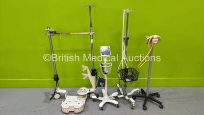 Mixed Lot Including 1 x Delivery Trolley, 1 x Welch Allyn, 1 x Valve / Regulator with Hose on Stand and 1 x Airvo 2 Trolley