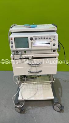 GE 250cx Series Fetal Monitor on Stand with 2 x Transducers (Powers Up)