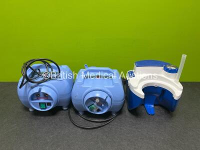 Job Lot Including 2 x Medix Econoneb Nebulizers, 1 x Devilbiss Healthcare Vacu-Aide QSU Suction Unit *SN 4PU018748*