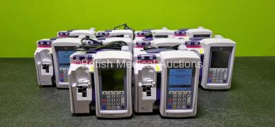 10 x ICU Medical Plum360 Infusion Pumps (All Power Up)