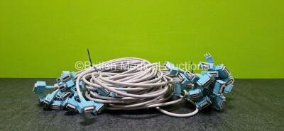 Job Lot of Various Philips Monitoring Cables *SN NA*