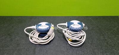 2 x Covidien BIS LoC 2 Channel Transducers *Both Mfd 2020* (Both Missing Cables - See Photo) **SN B265624 / B267072**