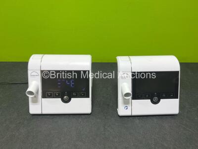 2 x Lowenstein Medical Prisma Smart Max WM090TD Units *Mfd - 2021 / 2021* (Both Power Up with Stock Power Supply and with 1 x Missing Humidifier) *SN 26077799 / 26051475*