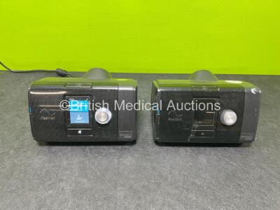 2 x Resmed Airsense 10 Autoset CPAPS, 1 x Power Supply (Both Power Up) *SN 23152309040 / 23171955614*