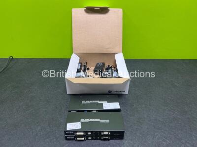 Job Lot Including 1 x Billion AC Adapter, 8 x LPS AC Adapters, 2 x DVI KVM Extender Model CE600L, 2 x DVI KVM Extender Model CE600R,