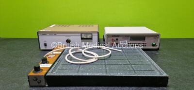 Job Lot Including 1 x Apelex PS 9009 Programmable Electrophoresis Power Supply Unit, 1 x Conoptics Model 302 Unit and 1 x Bio Rad Dual Temperature Slab Gel Dryer Model SE 1125B (Loose Case - See Photo) *Asset No 16908 / 17511 / 16910* *05/11*