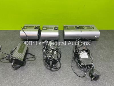 3 x ResMed S9 CPAP's Units with 1 x H5i Humidifier (All Power Up) *SN 23121612954 / 23101228498 / 23121499894*