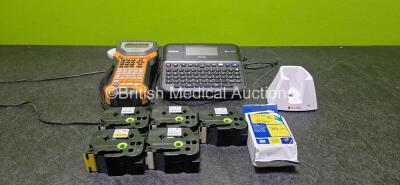 Mixed Lot Including 1 x Brother P-touch D600 Printer (Powers Up) with 1 x Power Supply, 1 x Brother P-touch 7500 Printer (No Power) with 7 x Tape Cassettes and 1 x AccuVein Ref CC500 Docking Station *SN CC22420437 / E74613H9Z722705 / NA*