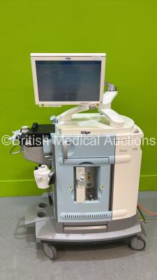 Drager Zeus Infinity empowered Anaesthesia Machine Ref MK04000 with Drager Diva Sevoflurane Vaporizer Software Version 2.00.49 and Hoses (Powers Up) *S/N ASJB-0023* **Mfd 2016**