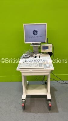 GE Case Stress Test Machine with SunTech Tango+ Monitor (Distorted Display - See Photo) and Accessories (Powers Up) *SCF08393701SA* (H) ***IR173***