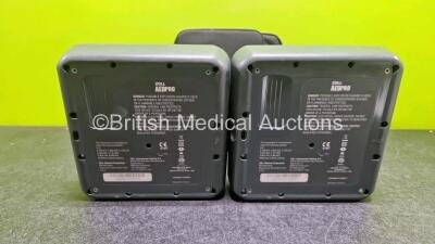 2 x Zoll AEDPro Defibrillators (Both Power Up) - 4