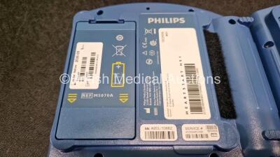 2 x Philips Heartstart HS1 Defibrillators (Both Power Up) In Carry Case with 2 x LiMnO2 M5070A Batteries *Install Before 2026 / 2026* - 5