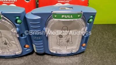 2 x Philips Heartstart HS1 Defibrillators (Both Power Up) In Carry Case with 2 x LiMnO2 M5070A Batteries *Install Before 2026 / 2026* - 3