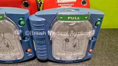 2 x Philips Heartstart HS1 Defibrillators (Both Power Up) In Carry Case with 2 x LiMnO2 M5070A Batteries *Install Before 2026 / 2026* - 3