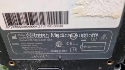 2 x Philips Heartstart FR3 Defibrillators (Both Power Up) with 2 x LiMnO2 Batteries *Install Before 2028 / 2026* **SN C15C00049 / C15C00050** - 5