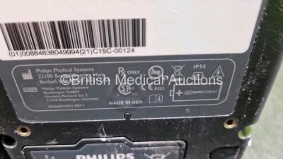 2 x Philips Heartstart FR3 Defibrillators (Both Power Up) with 2 x LiMnO2 Batteries *Install Before 2024 / 2026* **SN C15C00081 / C15C00124** - 5