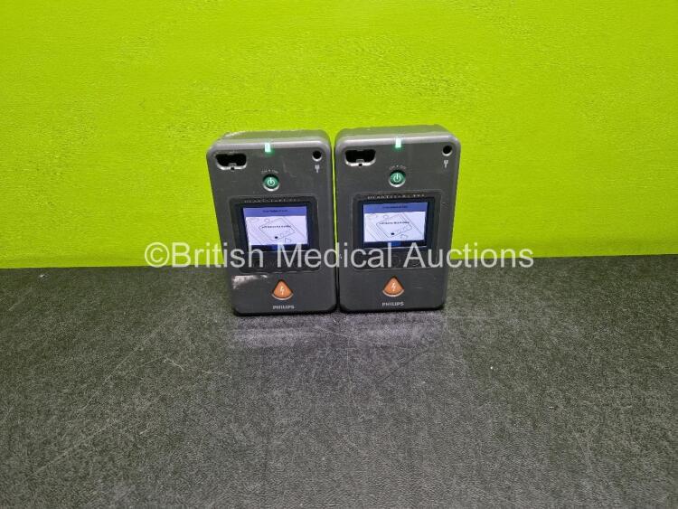 2 x Philips Heartstart FR3 Defibrillators (Both Power Up) with 2 x LiMnO2 Batteries *Install Before 2027 / 2027* **SN C15C00387 / C15C00167**