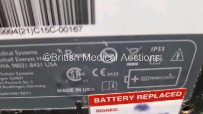 2 x Philips Heartstart FR3 Defibrillators (Both Power Up) with 2 x LiMnO2 Batteries *Install Before 2027 / 2027* **SN C15C00387 / C15C00167** - 5