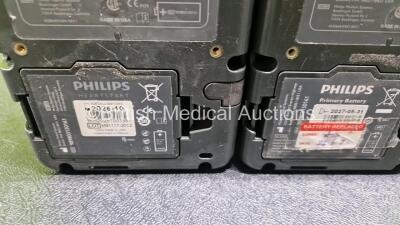 2 x Philips Heartstart FR3 Defibrillators (Both Power Up) with 2 x LiMnO2 Batteries *Install Before 2027 / 2025* **SN C15C00087 / C15C00090** - 4