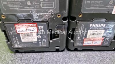 2 x Philips Heartstart FR3 Defibrillators (Both Power Up) with 2 x LiMnO2 Batteries *Install Before 2027 / 2026* **SN C15C00125 / C15C00075** - 4