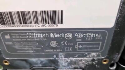 2 x Philips Heartstart FR3 Defibrillators (Both Power Up) with 2 x LiMnO2 Batteries *Install Before 2027 / 2026* **SN C15C00125 / C15C00075** - 5