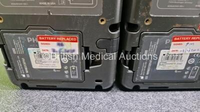 2 x Philips Heartstart FR3 Defibrillators (Both Power Up) with 2 x LiMnO2 Batteries *Install Before 2026 / 2026* **SN C15C00099 / C15C00086** - 4