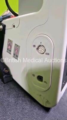 Philips Heartstart XL+ Defibrillator (Powers Up) Including Pacer, CO2 and Printer options with Paddle Lead, Li-ion Battery and M3725A Test Load *SN US91516220* - 6