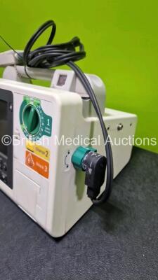 Philips Heartstart XL+ Defibrillator (No Power) Including Pacer, ECG and Printer options with Paddle Lead, Li-ion Battery and M3725A Test Load *SN USD1100985* - 3