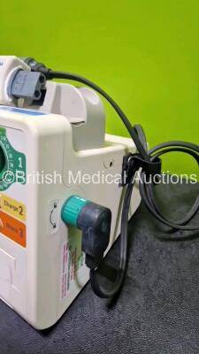 Philips Heartstart XL+ Defibrillator (Powers Up) Including Pacer, ECG and Printer options with Paddle Lead, Li-ion Battery and M3725A Test Load *SN US61305765* - 4