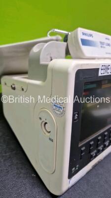 Philips Heartstart XL+ Defibrillator (Powers Up) Including Pacer, ECG and Printer options with Paddle Lead, Li-ion Battery and M3725A Test Load *SN US61305765* - 5