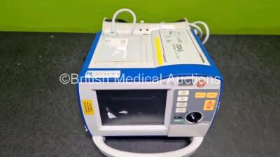 Zoll R Series BLS Defibrillator / Monitor (Powers Up with Stock Battery Stock Battery Not Included) Including Pacer, ECG and Printer Options with 1 x Paddle Lead and 3 Lead ECG Lead *SN AF14C035684* - 4