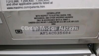 Zoll R Series BLS Defibrillator / Monitor (Powers Up with Stock Battery Stock Battery Not Included) Including Pacer, ECG and Printer Options with 1 x Paddle Lead and 3 Lead ECG Lead *SN AF14C035684* - 6