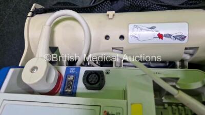 Zoll R Series Plus Defibrillator / Monitor (Powers Up) Including Pacer, ECG, SpO2 and Printer Options with 1 x Paddle Lead *SN AF13C027891* - 6